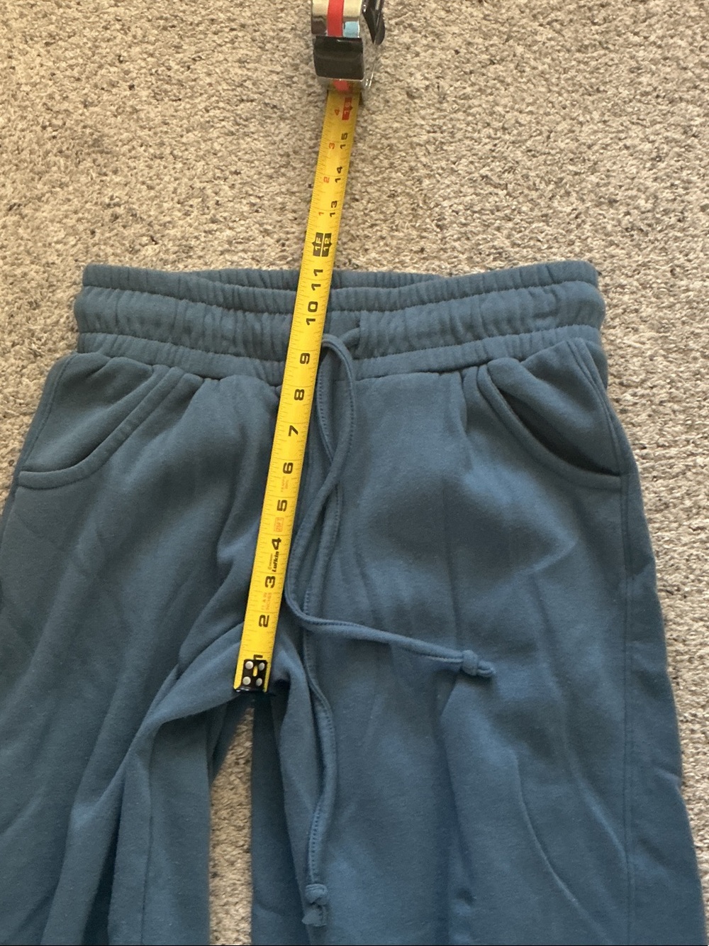 NWT Zenana Outfitters Wide-Leg Barrel Sweatpants - Dusty Blue - Picture 7 of 9